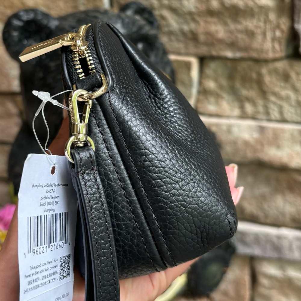 Authentic KATE SPADE Pebbled leather zip top Satchel/Wristel/crosby - Picture 10 of 15